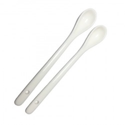 2-Pc Long Porcelain Spoons...