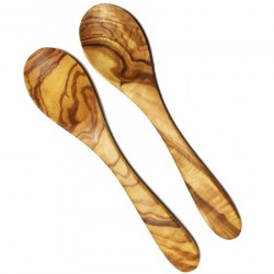 Olive Wood Spoons Pair (16cm)